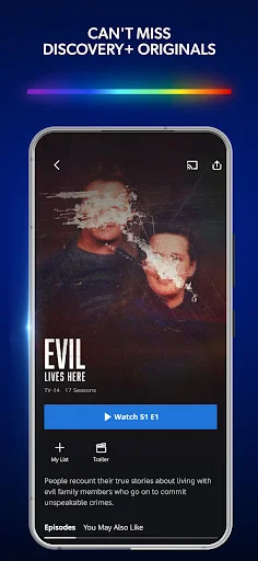 img/screenshots/1498327873-4.webp discovery+ | Stream TV Shows screenshot 4